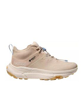 Hoka Women's Beige and Gum GORE-TEX Trail Sneakers